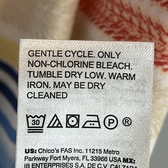 Chico's Fantastical Stripe Twist Front Maxi Dress US size XL Chicos Size 3 - Picture 8 of 9